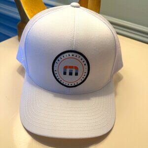 Travis Mathew Snapback White Trucker Hat